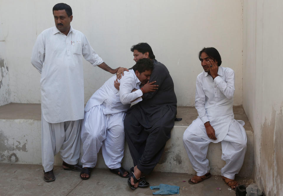 After a fire in Karachi, Pakistan