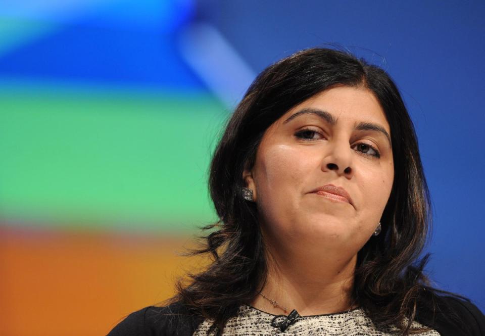 Baroness Warsi quits Tories claiming party attempting to gag her