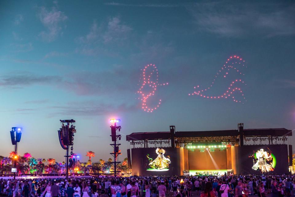 Björk makes her Coachella return Friday, April 14 at Empire Polo Club in Indio, Calif.