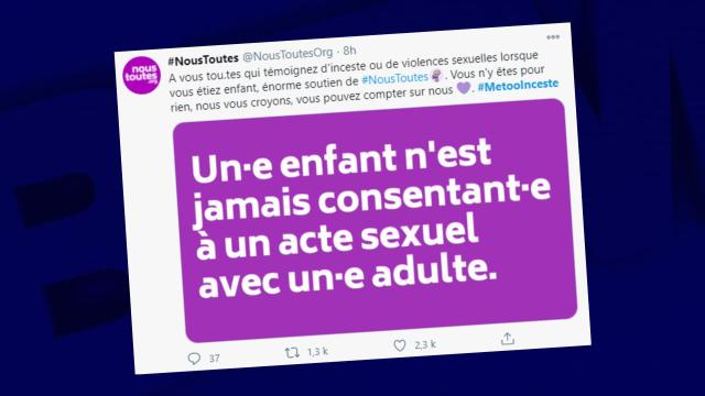 Apr S Metoo Un Hashtag Metooinceste Lanc Sur Les R Seaux Sociaux