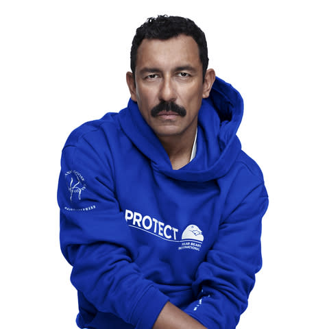 Haider Ackermann in Arctic Blue PBI Hoodie (Photo: Business Wire)