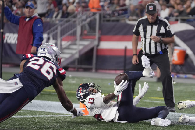 Patriots fall to Texans, 20-9, in shaky pro debut for Houston QB