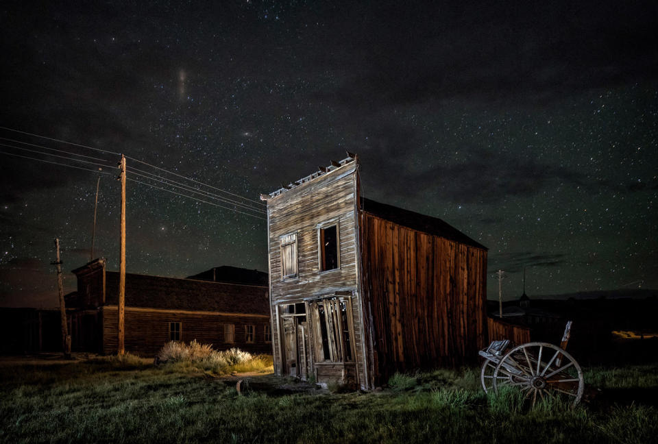 Abandoned real-life ghost town