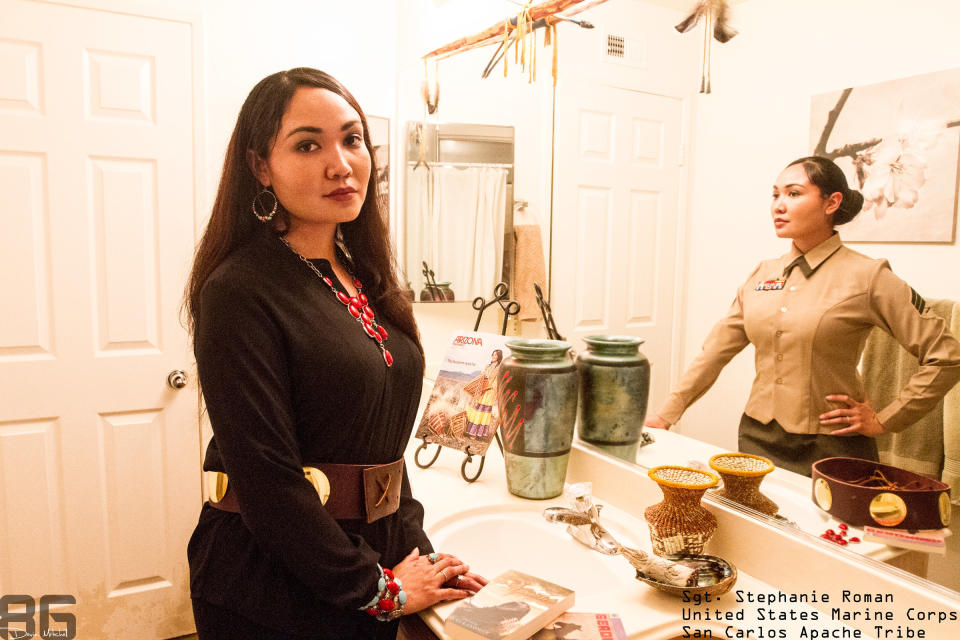 Sgt. Stephanie Roman  |  United States Marine Corps  |  San Carlos Apache Tribe