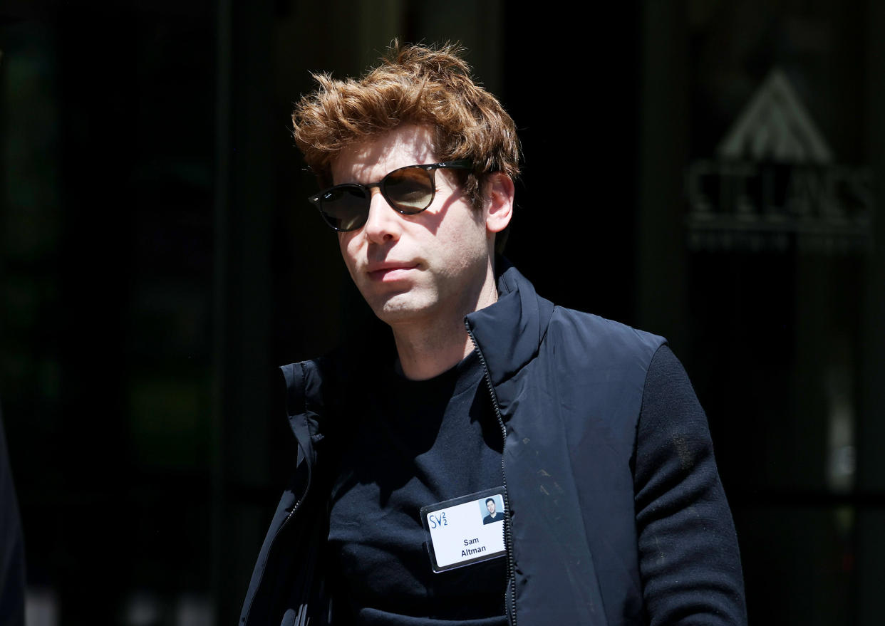 Sam Altman, CEO of OpenAI, on July 6, 2022 in Sun Valley, Idaho.  (Kevin Dietsch / Getty Images)