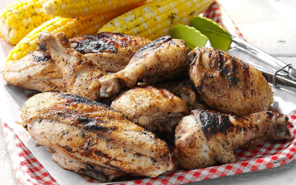 <p>Taste of Home</p><p>Every 4th of July bash needs a great grilled chicken recipe.</p><p><strong>Get the recipe: <a href="https://parade.com/1057314/parade/taste-of-home-grilled-picnic-chicken-recipe/" rel="nofollow noopener" target="_blank" data-ylk="slk:Grilled Picnic Chicken;elm:context_link;itc:0;sec:content-canvas" class="link ">Grilled Picnic Chicken</a></strong></p><p><strong>Related: <a href="https://parade.com/1387549/kristamarshall/lemon-chicken-recipes/" rel="nofollow noopener" target="_blank" data-ylk="slk:60 Best Lemon Chicken Recipes;elm:context_link;itc:0;sec:content-canvas" class="link ">60 Best Lemon Chicken Recipes</a></strong></p>