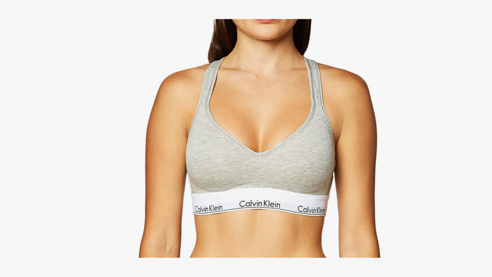 Calvin Klein - sujetador deportivo para mujer.  (Foto: Amazonas)