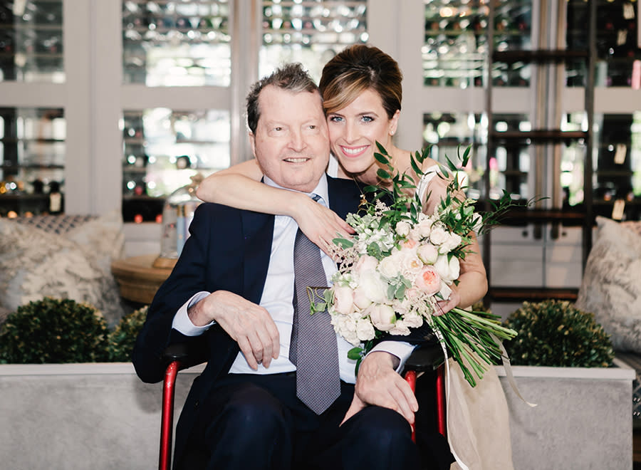 Dawson with her dad on her wedding day. (Photo: Artiese Studios/artiesestudios.com)