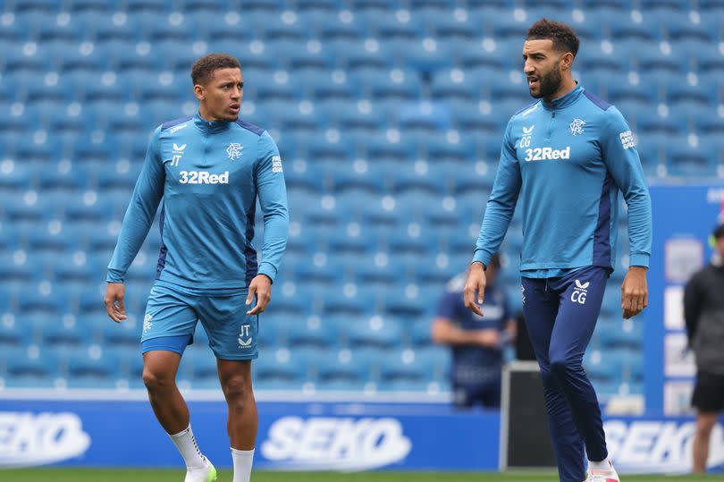 James Tavernier and Connor Goldson