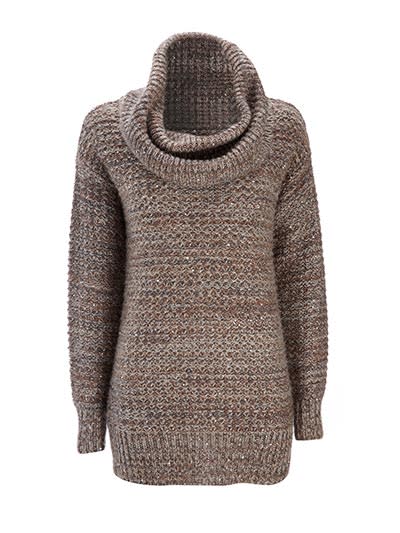 wallis-sale-grey-sequin-cowl-neck-sweater