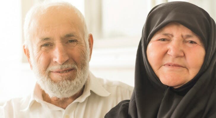 Retired Muslim couple