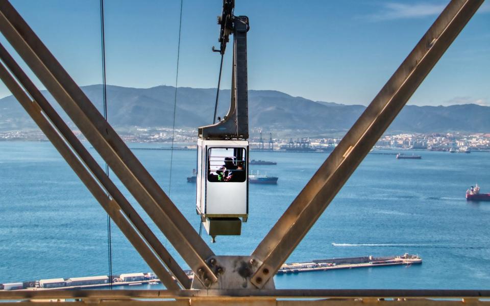 A cable car will take you to the summit of the Rock