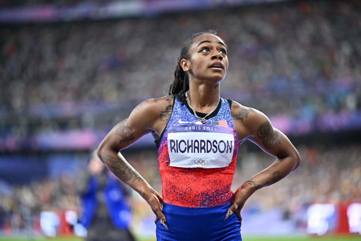 Paris Olympics live updates: Sha’Carri Richardson wins silver in the 100m final, Katie Ledecky wins 9th gold medal