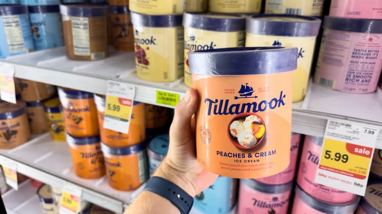 Tillamook Ice Cream at store