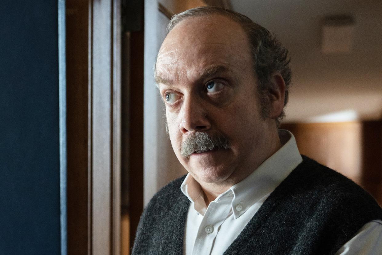 Smell blessings: Paul Giamatti in ‘The Holdovers' (Universal)