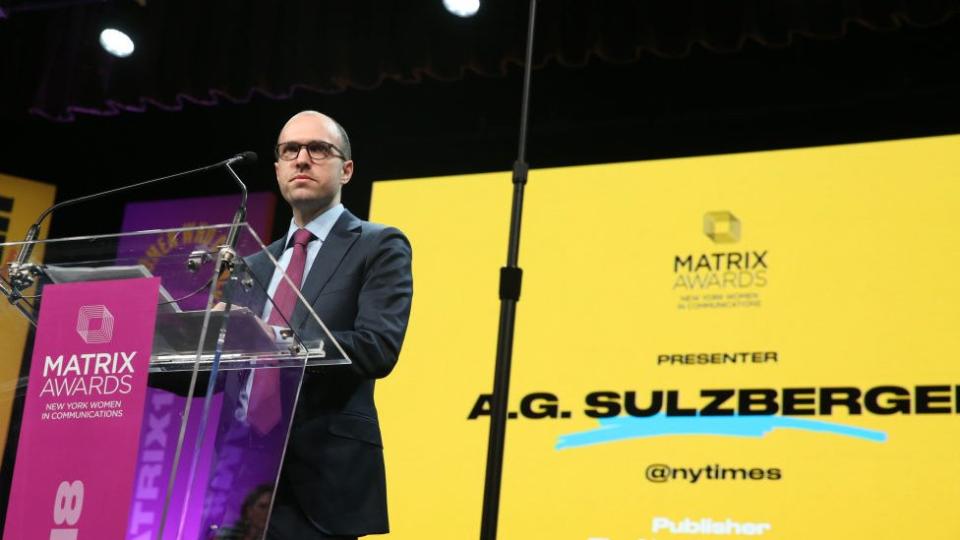 A.G. Sulzberger en 2018