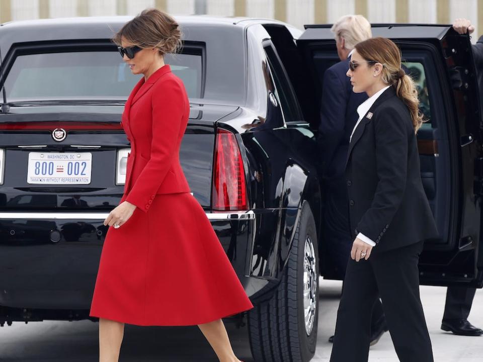 Melania body double