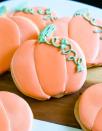 <p>Even if you've never made cookies with royal icing before, this easy recipe will take you through the method step by step. PS: How cute are these pumpkin patch cookies?</p><p><strong><a href="https://www.thepioneerwoman.com/food-cooking/recipes/a79957/spiced-pumpkin-cut-out-cookies/" rel="nofollow noopener" target="_blank" data-ylk="slk:Get the recipe.;elm:context_link;itc:0;sec:content-canvas" class="link ">Get the recipe.</a></strong> </p><p><a class="link " href="https://go.redirectingat.com?id=74968X1596630&url=https%3A%2F%2Fwww.walmart.com%2Fsearch%2F%3Fquery%3Dbaking%2Btools&sref=https%3A%2F%2Fwww.thepioneerwoman.com%2Ffood-cooking%2Fmeals-menus%2Fg33565118%2Fpumpkin-dessert-recipes%2F" rel="nofollow noopener" target="_blank" data-ylk="slk:SHOP COOKIE DECORATING SUPPLIES;elm:context_link;itc:0;sec:content-canvas">SHOP COOKIE DECORATING SUPPLIES</a></p>