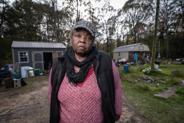 Carmella Wren-Causey is one of many residents of Gloster, Mississippi, who says that pollution from the local Drax Biomass plant is making them sick.  (Photo: Timothy Ivy for HuffPost)