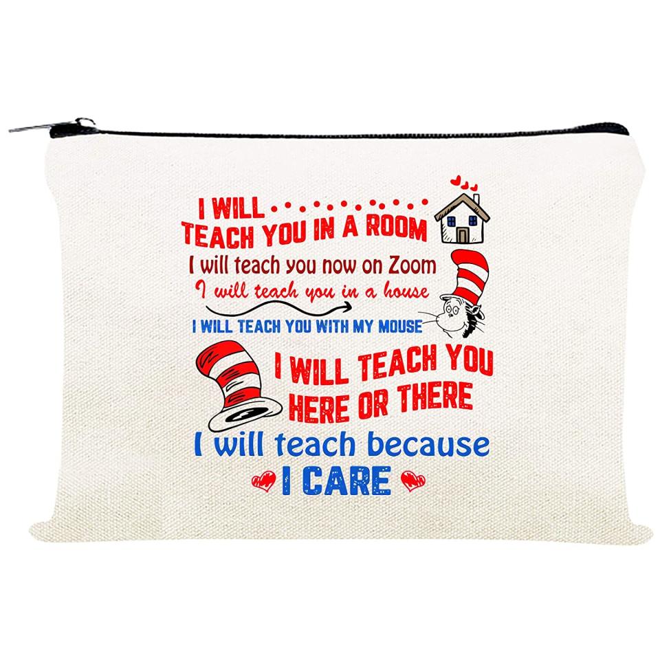 Dr. Seuss cosmetic pouch