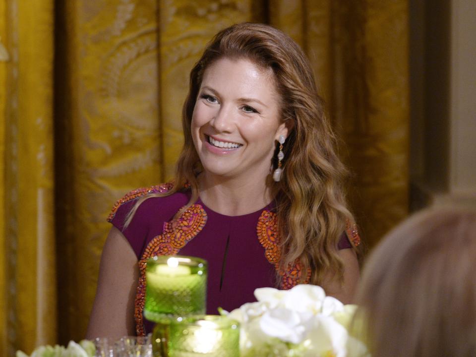 Sophie Gregoire Trudeau of Canada attends a State Dinner at the White House March 10, 2016 in Washington, D.C. Hosted by President and First Lady Obama, the dinner is in honor of Prime Minister Justin Trudeau and First Lady Sophie Gregoire Trudeau of Canada.
