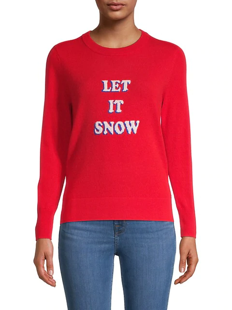 South Parade Let It Snow Cashmere Sweater