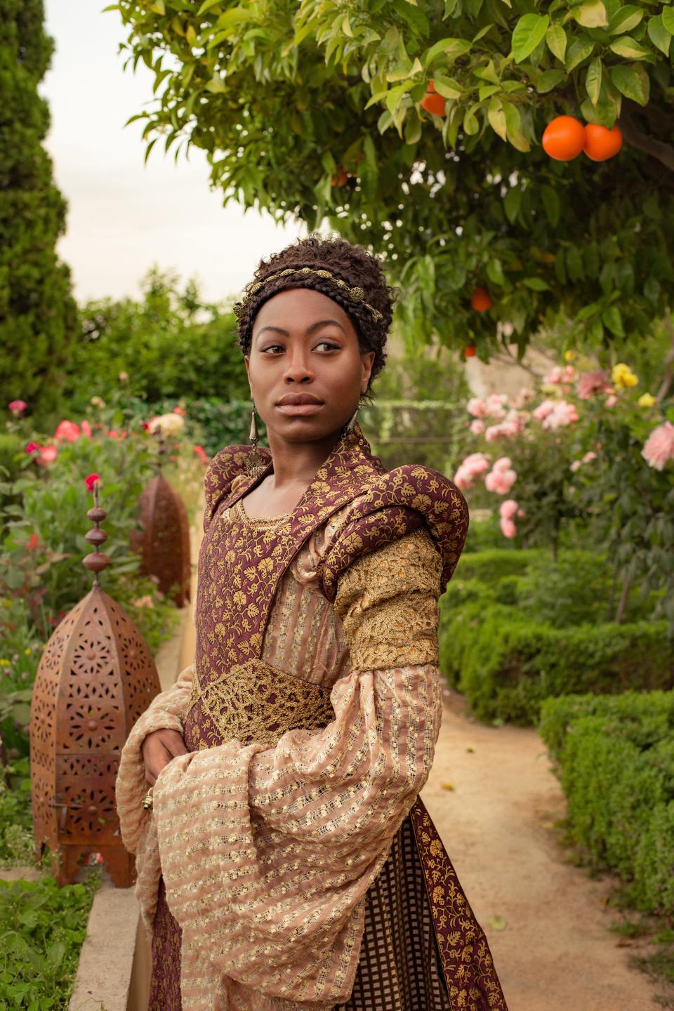 Stephanie Levi-John as Lina on "The Spanish Princess."