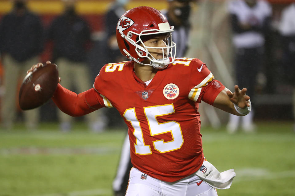 Red Chiefs uniforms with white lettering and pants