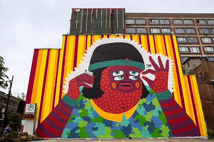 A piece from the Mural Festival.