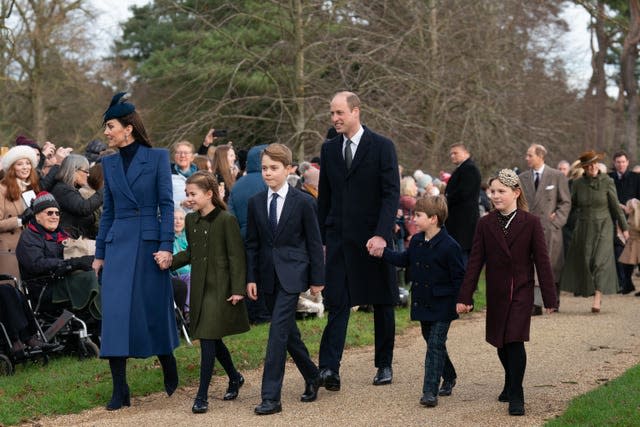 Royals attends Christmas Day Church service