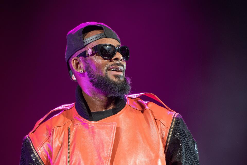 R. Kelly performs in concert at Barclays Center on Sep. 25, 2015 in the Brooklyn borough of New York City.
