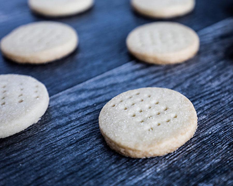 <p>A classic Christmastime cookie, shortbreads are simple and a guaranteed crowd-pleaser, even if the crowd is across the country.</p> <p><a href="https://www.thedailymeal.com/recipe/shortbread-cookies?referrer=yahoo&category=beauty_food&include_utm=1&utm_medium=referral&utm_source=yahoo&utm_campaign=feed" rel="nofollow noopener" target="_blank" data-ylk="slk:For the Shortbread Cookies recipe, click here.;elm:context_link;itc:0;sec:content-canvas" class="link ">For the Shortbread Cookies recipe, click here.</a></p>