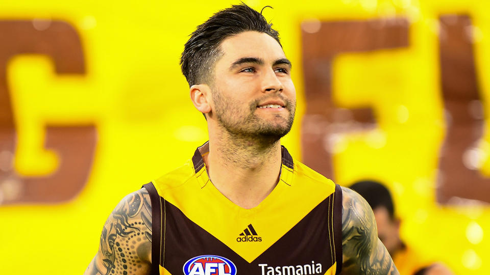Hawthorn Hawks player Chad Wingard is pictured.