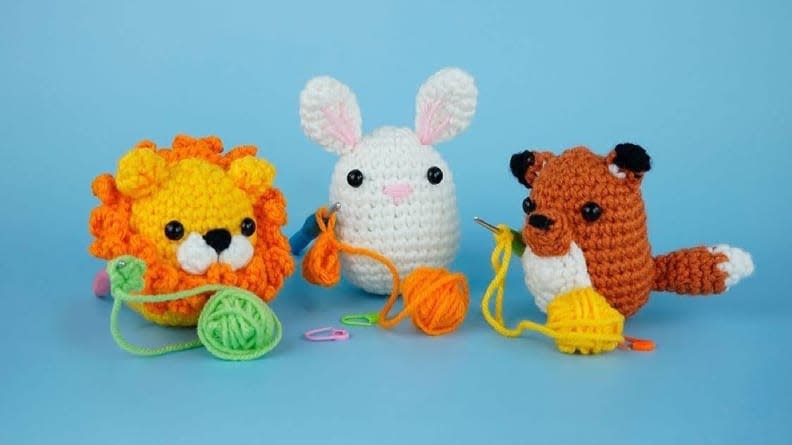 For the person who wants to learn crochet: The Woobles crochet kit