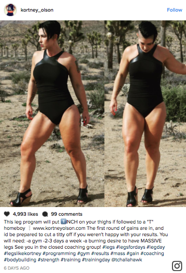 Kortney Olsen, known for her "World's Deadliest Thighs," admits she has cellulite — and embraces it.