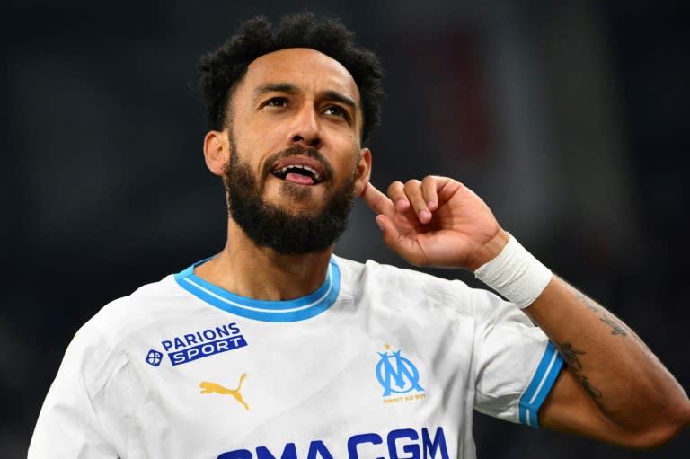 Pierre-Emerick Aubameyang is enjoying a great season at Marseille (Christophe SIMON)