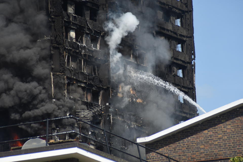 The Grenfell Tower fire killed 72 people (PA)