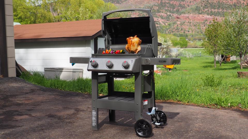 Serve up tasty snacks with this great grill.