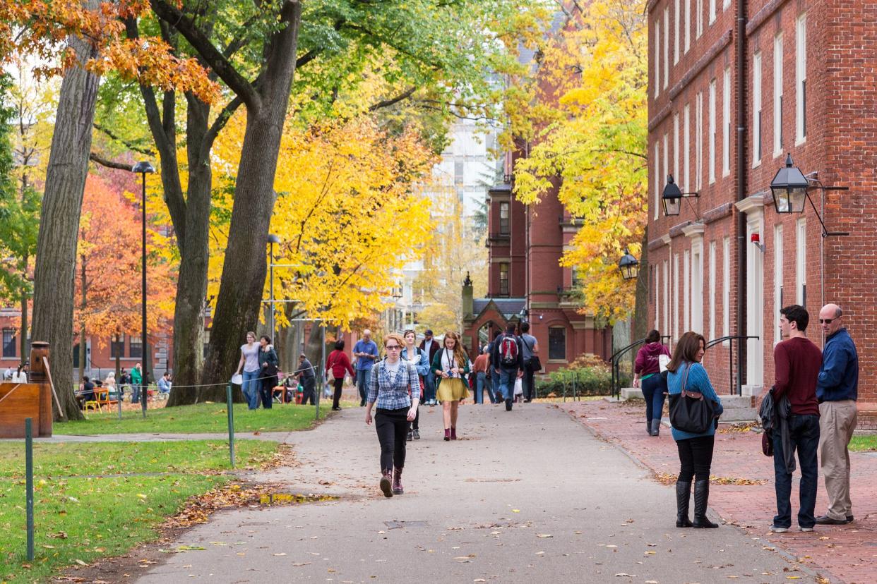 Harvard University Campus in Cambridge, MA