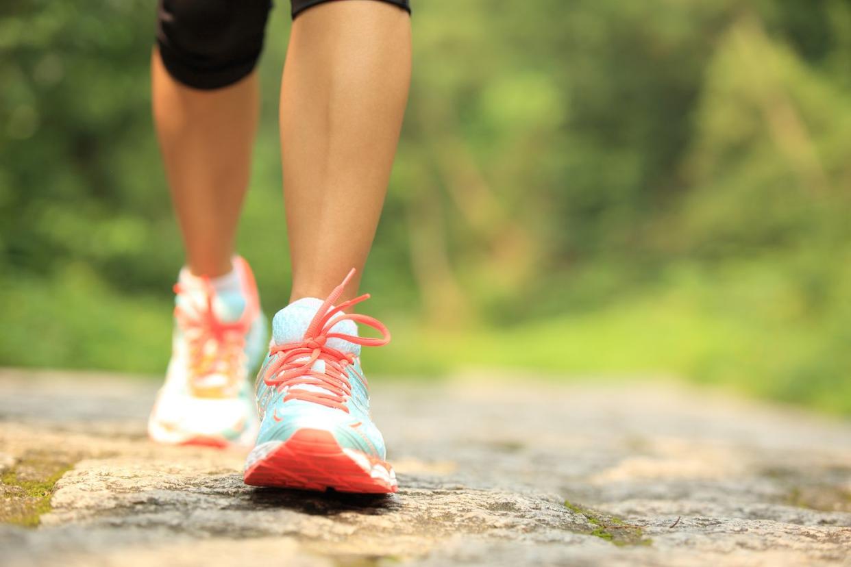 Woman out walking. (Getty Images)