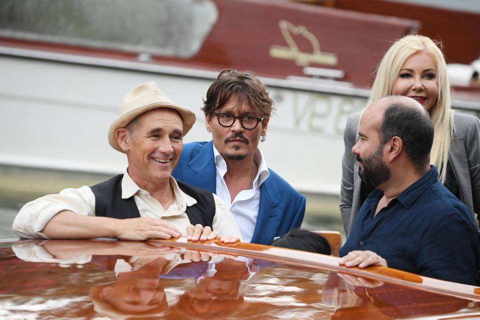 Ciro Guerra, Johnny Depp, Monika Bacardi, and Andrea Iervolino