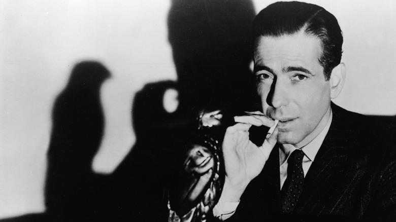 Humphrey Bogart with cigarette