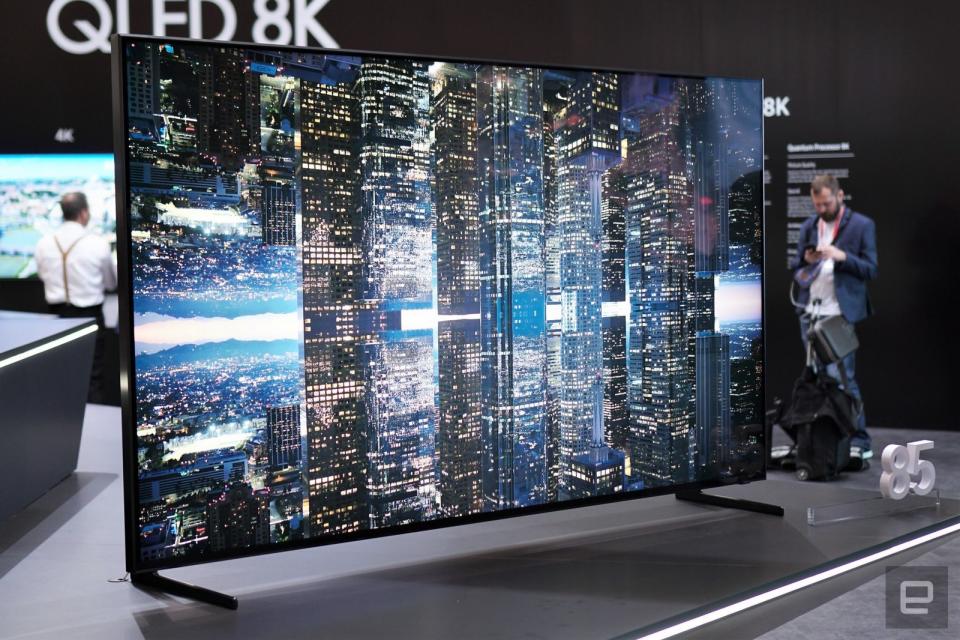 Samsung's gigantic 8K QLED TV is very nearly available in the US... and you