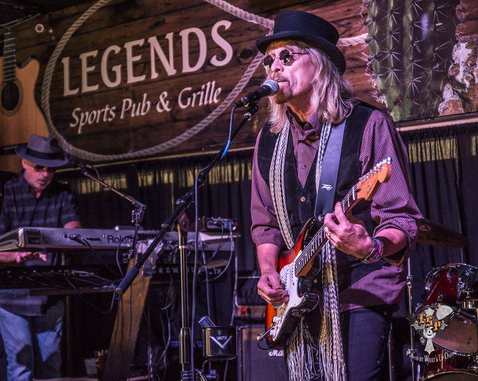 Tim Eastgate of King's Highway, a Tom Petty tribute band, at an earlier performance. King's Highway is among the groups  featured this week at the new Downtown Canton Music Fest at Centennial Plaza.