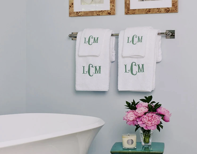 1) Monogrammed Towels