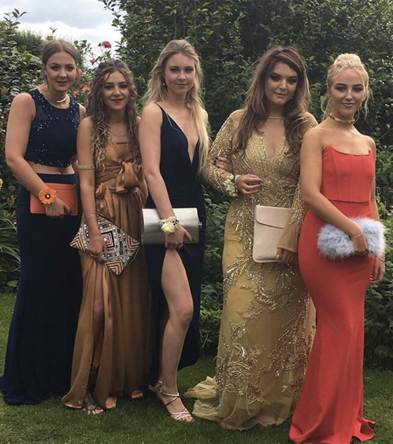 Can you spot the hip flask in this formal photo? Photo: Twitter/@eleanorclrke