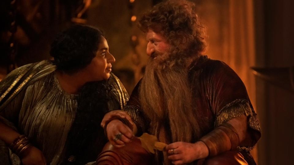 Disa and Durin plot to mine mithril in The Rings of Power