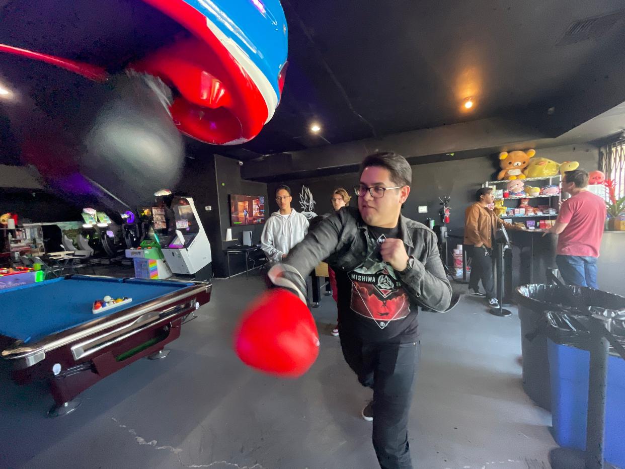 The Ultimate Big Punch is one of the most popular games at the new Not an Arcade on Bear Valley Road in Hesperia.