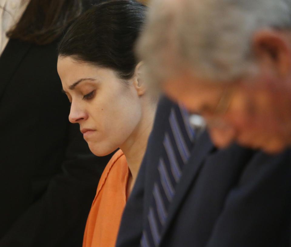 Nicole Addimando receives her sentence from Judge Edward McLoughlin on February 11, 2020. Addimando was found guilty of killing Christopher Grover in April 2019.  