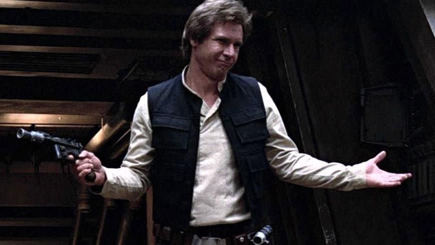 Harrison Ford's advice for younger actors taking on the Han Solo role? 'Don't do it!' Photo: LucasFilm